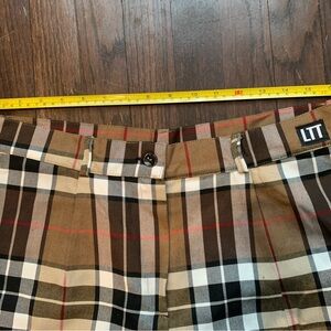 LTT Plaid Trousers - Brown and Red